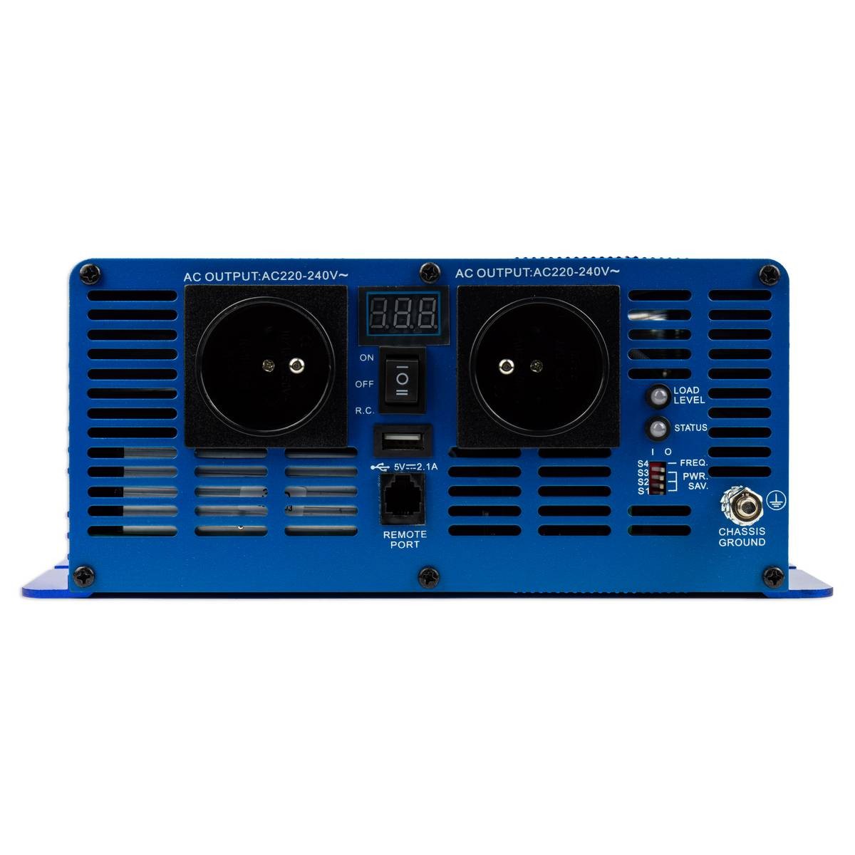 Siinus inverter ECO 2500W, 12V : 220V inverter.ee, voolumuundur, pingemuundur 1