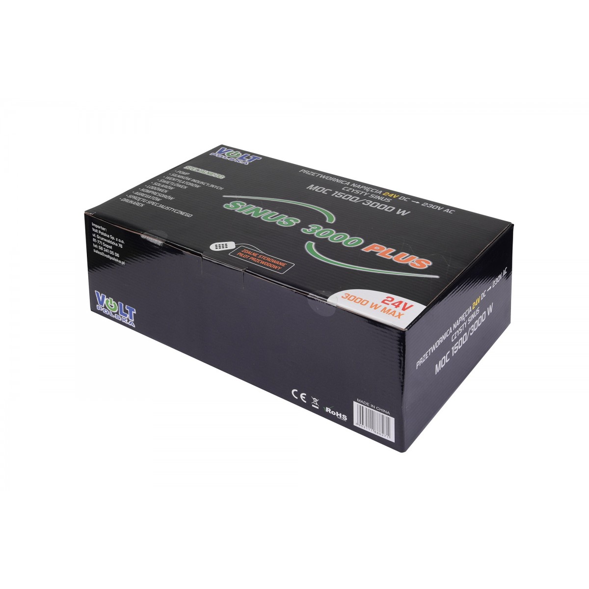 Siinus inverter pluss 1500W, 24V : 220V inverter.ee, voolumuundur, pingemuundur 5